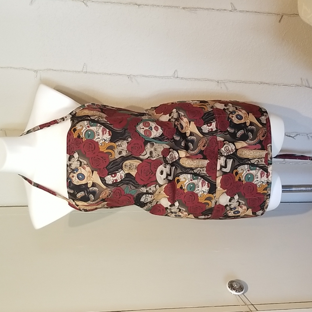 New‎ Day of the dead apron